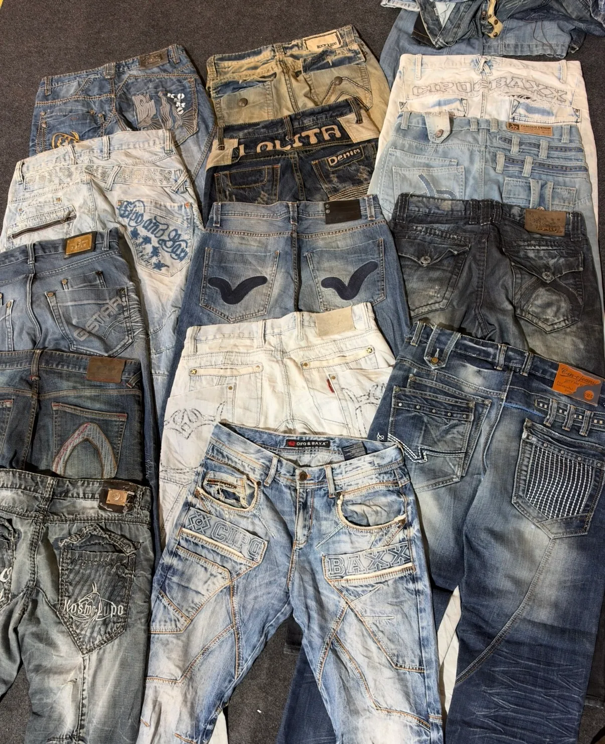 Designer Vintage Japan Faded Jeans